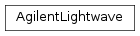Inheritance diagram of agilentlightwave.agilent_lightwave.AgilentLightwave